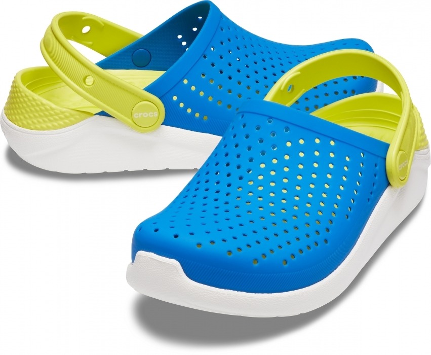 Crocs Kids’ LiteRide Clog Bright Cobalt Citrus Дитячі Сабо Крокс